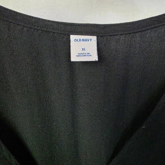 Old Navy Black Surplice Jumpsuit XL - Picture 3 of 5